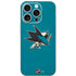 NHL San Jose Sharks Solid Background iPhone 16 Pro Skin