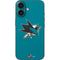 NHL San Jose Sharks Solid Background iPhone 16 Skin
