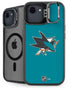 NHL San Jose Sharks Solid Background iPhone 16e Kickstand Case