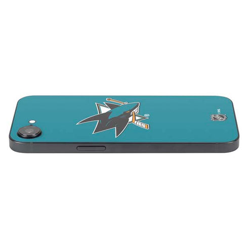 NHL San Jose Sharks Solid Background iPhone 16e Skin
