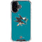 NHL San Jose Sharks Solid Background iPhone 17 Clear Case