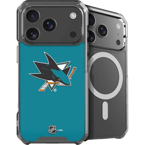 NHL San Jose Sharks Solid Background iPhone 18 Pro Max MagSafe Case
