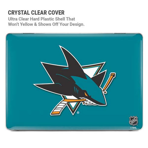 NHL San Jose Sharks Solid Background MacBook Pro 14in (2021-24) Case plus Skin