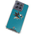 NHL San Jose Sharks Solid Background Moto G Play 5G (2025) Clear Case
