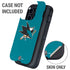NHL San Jose Sharks Solid Background Otterbox Defender iPhone Skin