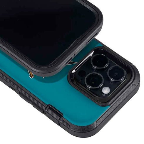 NHL San Jose Sharks Solid Background Otterbox Defender iPhone Skin