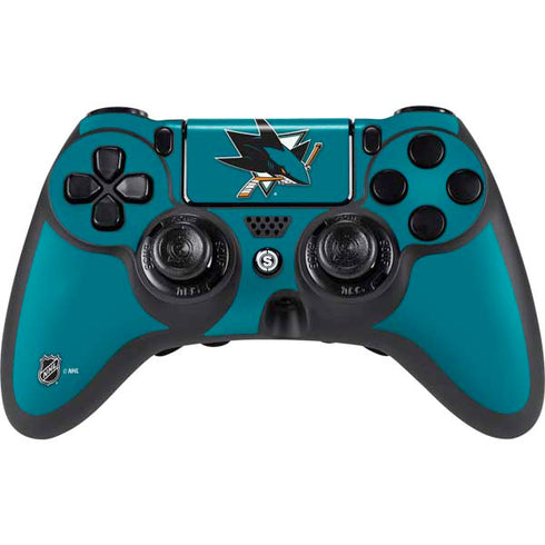 NHL San Jose Sharks Solid Background PlayStation PS4 Skins