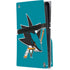 NHL San Jose Sharks Solid Background PS5 Pro Disk Console Skin
