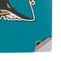 NHL San Jose Sharks Solid Background PS5 Pro Disk Console Skin