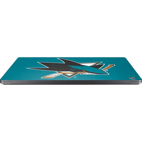 NHL San Jose Sharks Solid Background Surface Laptop 7 13.8in Skin
