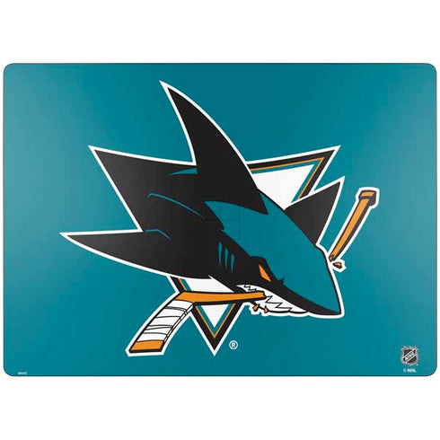 NHL San Jose Sharks Solid Background Surface Laptop 7 15in Skin