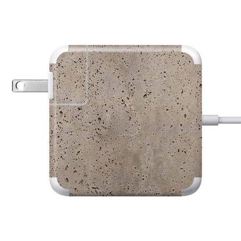 Sandstone Concrete 85W Power Adapter (15 and 17 inch MacBook Pro Charger) Skin