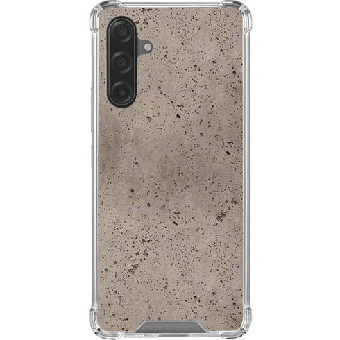 Sandstone Concrete Galaxy A17 Clear Case