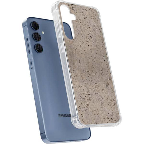 Sandstone Concrete Galaxy A55 5G Clear Case