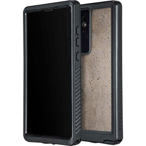 Sandstone Concrete Galaxy S24 Ultra Waterproof Case