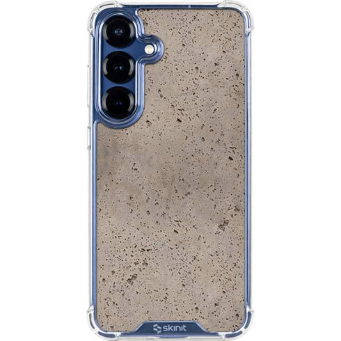 Sandstone Concrete Galaxy S25 Clear Case