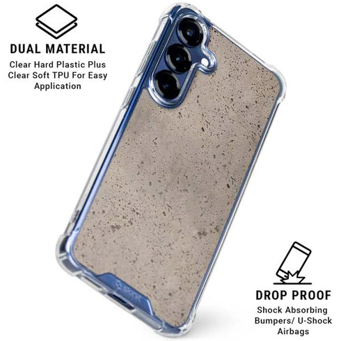 Sandstone Concrete Galaxy S25 Plus Clear Case