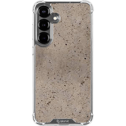 Sandstone Concrete Galaxy S26 Clear Case