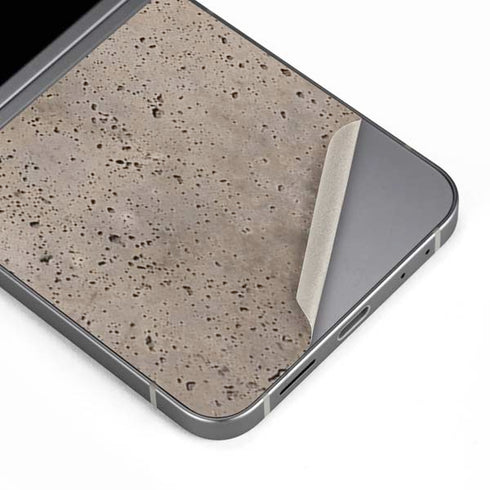 Sandstone Concrete Galaxy Z Flip6 Skin
