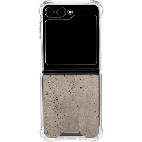 Sandstone Concrete Galaxy Z Flip6 Clear Case