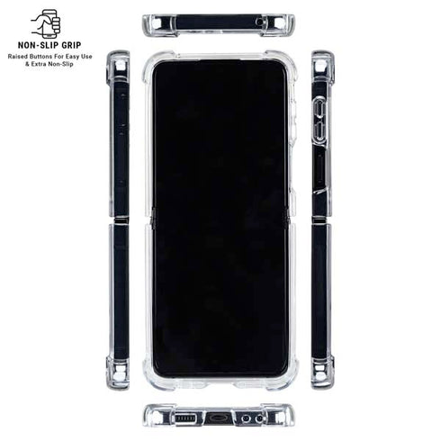 Sandstone Concrete Galaxy Z Flip6 Clear Case