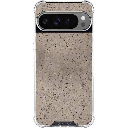 Sandstone Concrete Google Pixel 10 Pro XL Clear Case