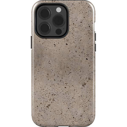 Sandstone Concrete iPhone 15 Pro Impact Case