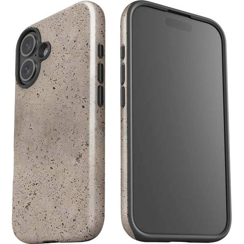 Sandstone Concrete iPhone 16 Plus Impact Case