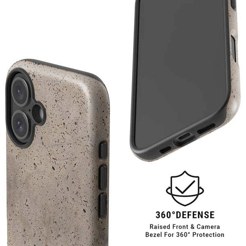 Sandstone Concrete iPhone 16 Plus Magsafe Impact Case