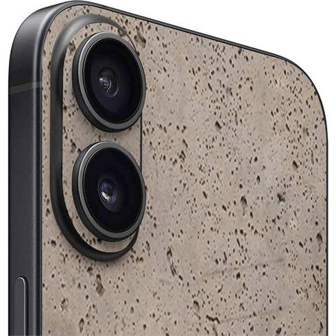 Sandstone Concrete iPhone 16 Plus Skin