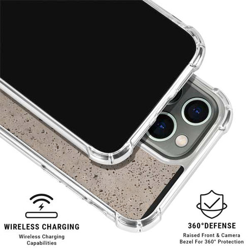 Sandstone Concrete iPhone 16 Pro Clear Case