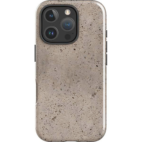 Sandstone Concrete iPhone 16 Pro Impact Case