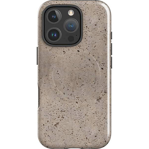 Sandstone Concrete iPhone 16 Pro Magsafe Impact Case