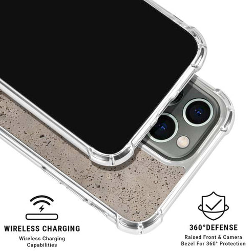Sandstone Concrete iPhone 16 Pro Max Clear Case