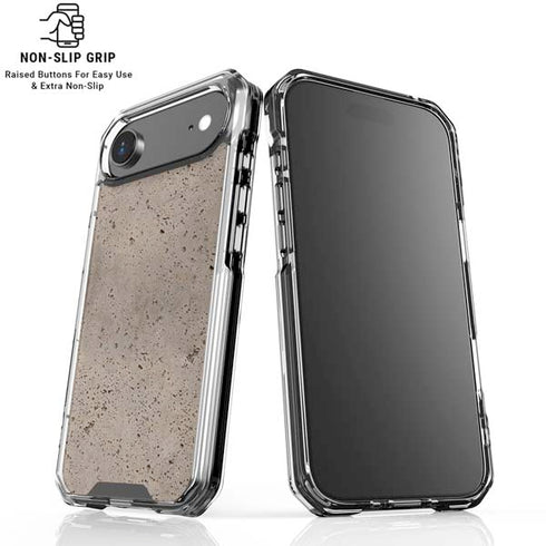 Sandstone Concrete iPhone 17 Air Clear Case