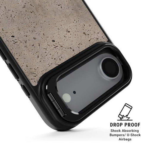 Sandstone Concrete iPhone 17 Air Kickstand Case