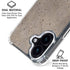 Sandstone Concrete iPhone 17 Clear Case