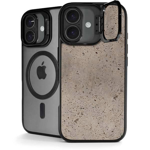 Sandstone Concrete iPhone 17 Kickstand Case
