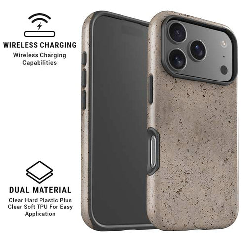 Sandstone Concrete iPhone 17 Pro Max Magsafe Impact Case