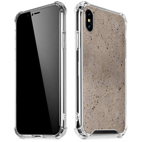 Sandstone Concrete iPhone X/XS Clear Case