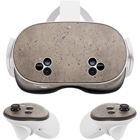 Sandstone Concrete Meta Quest 3S Skin