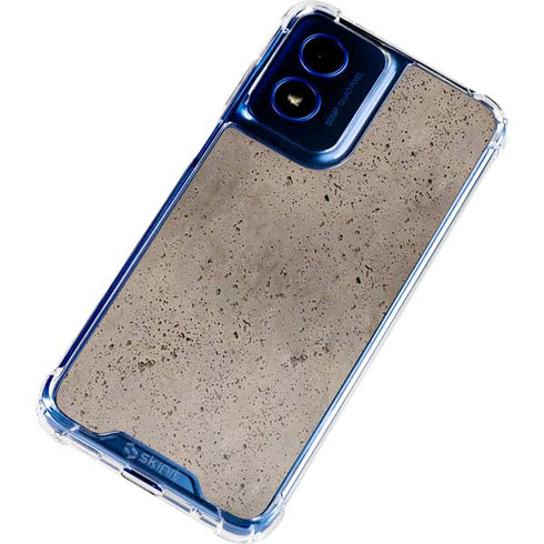 Sandstone Concrete Moto G 5G (2024) Clear Case