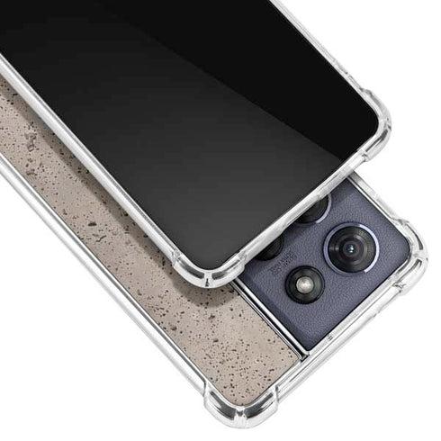 Sandstone Concrete Moto G Play 5G (2025) Clear Case