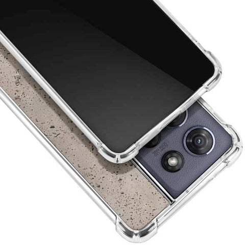 Sandstone Concrete Moto G Power 5G (2025) Clear Case