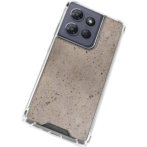 Sandstone Concrete Moto G Stylus 5G (2025) Clear Case