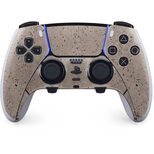Sandstone Concrete PS5 DualSense Edge Pro Controller Skin
