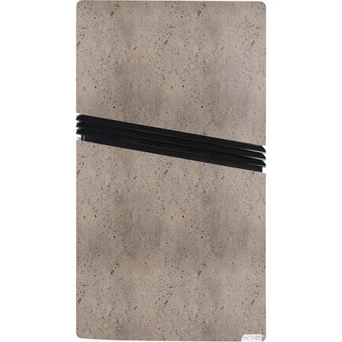 Sandstone Concrete PS5 Pro Console Skin