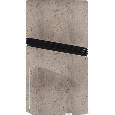Sandstone Concrete PS5 Pro Disk Bundle Skin