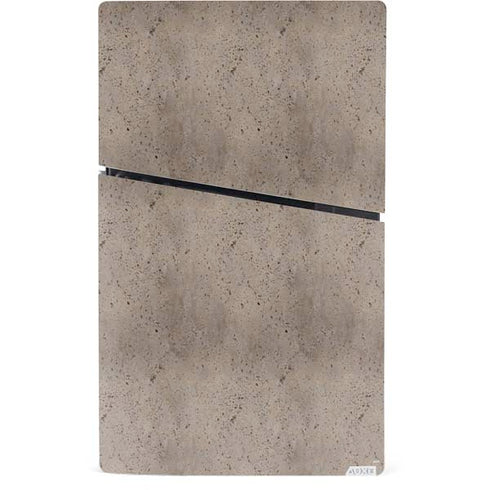 Sandstone Concrete PS5 Slim Digital Edition Console Skin