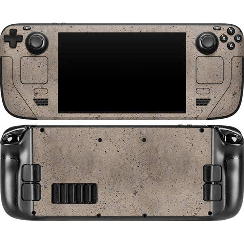 Sandstone Concrete Steam Deck Handheld Gaming Computer OLED Skin